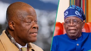 A photo collage of Finance Minister Wale Edun and President Bola Tinubu