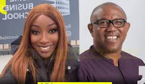 Serah Ibrahim and Peter Obi