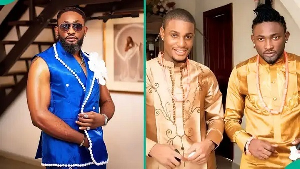 Uti Nwachukwu and Alex Ekubo Uti Nwachukwu and Alex Ekubo