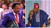 A collage of  Prophet Joshua Iginla and President Bola Tinubu