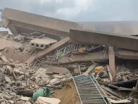 A private school collapses in Ogba, Lagos State