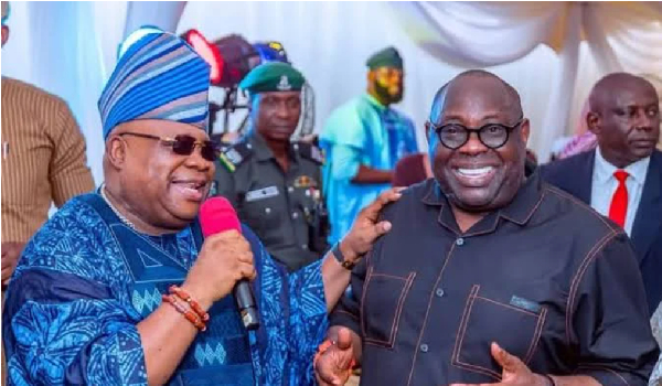 Ademola Adeleke and Dele Momodu