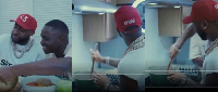 Davido cooks