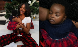 Ivy Zenny and daughter
