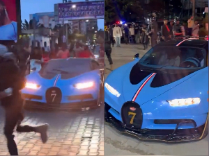 Scenes from the chaos around the car