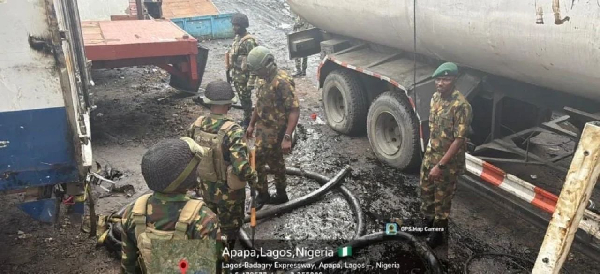 Soliders at the bunkering site