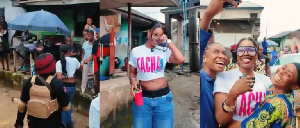 Tacha at her former home