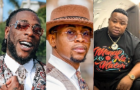 Burna Boy, Solomon Buchi and Cubana Chief Priest