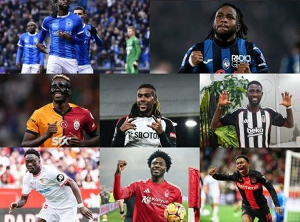 Nigerian football stars in Europe