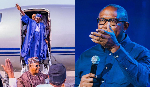 A photo collage of Peter Obi and President Bola Tinubu