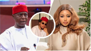 Ned Nwoko, Sammy and Regina Daniels