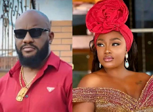 Yul Edochie and Lizzy Gold