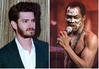 Hollywood actor Andrew Garfield and Fela