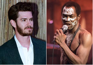 Hollywood actor Andrew Garfield and Fela