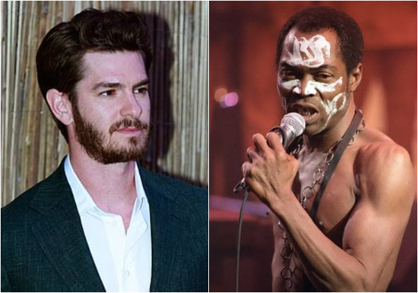 Hollywood actor Andrew Garfield and Fela