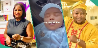 Cubana Chief Priest's alleged baby mama and son