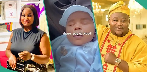 Cubana Chief Priest's alleged baby mama and son