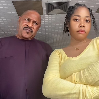 Saheed Balogun and his late daughter, Zeenat Balogun
