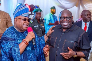 Ademola Adeleke and Dele Momodu
