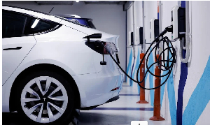File photo of an electric car