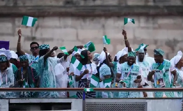 The Nigerian contingent at the Olympics