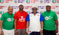 L-R: Amb. Saidi Balogun,  Hon. Mobolaji Ogunlende, DG Gideon Olatunde and Dr. Seriki Muritala