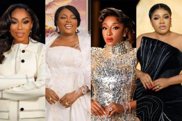 Mo Abudu, Funke Akindele, Ini Edo and Toyin Abraham