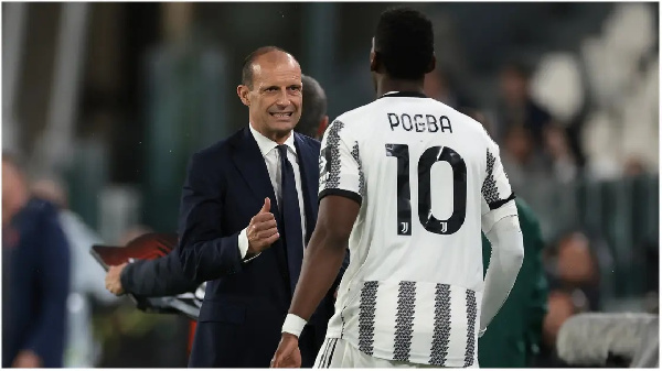 Paul Pogba in action for Juventus
