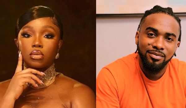 A photo collage of Bam Bam and Uzor Arukwe