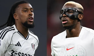 L-R: Alex Iwobi, Victor Osimhen