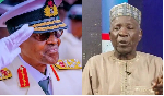 A photo collage of President Muhammadu Buhari and Buba Galadima
