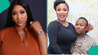 Judy Austin, Tonto Dikeh, and Olakunle Churchill