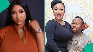 Judy Austin, Tonto Dikeh, and Olakunle Churchill