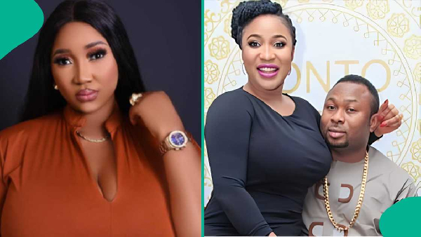 Judy Austin, Tonto Dikeh, and Olakunle Churchill