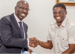 Edo State Governor, Godwin Obaseki and Deputy, Philip Shaibu