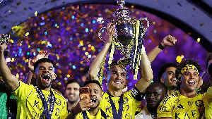 Al Nassr captain, Cristiano Ronaldo lifts Saudi Pro League title with his teammates