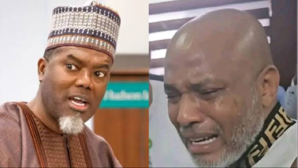 Reno Omokri and Nnamdi Kanu