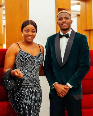 Osimhen and sister. Credit: Osimhen | Instagram