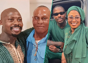 Singer Asake and parents