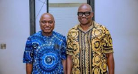 Former Ekiti State Governor, Ayodele Fayose and Ekiti State Governor, Biodun Oyebanji