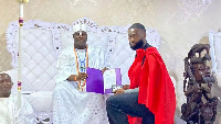 Ooni of Ife Oba Adeyeye Ogunwusi and Jayeln Brown