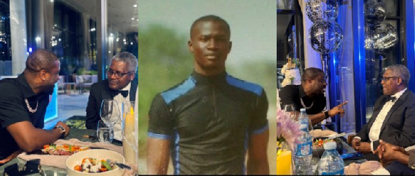 Peter Okoye of Psqaure and Aliko Dangote