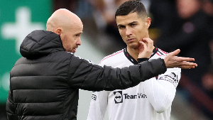 Ronaldo and Erik ten Hag had a fall out during his second spell at Man United