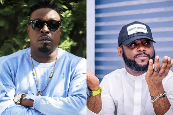 A photo collage of Eedris Abdulkareem and Seyi Tinubu
