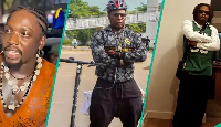 A photo collage of VDM, Charly Boy and Olamide