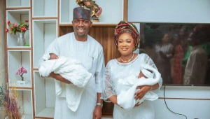 Mercy Ebosele and her husband
