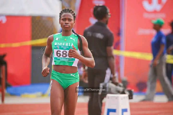 Fast-rising sprinter Anita Enaruna