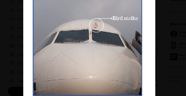 The affected aircraft