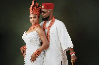 Popular Nigerian comedian MC and his partner