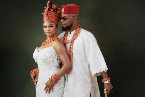 Popular Nigerian comedian MC and his partner